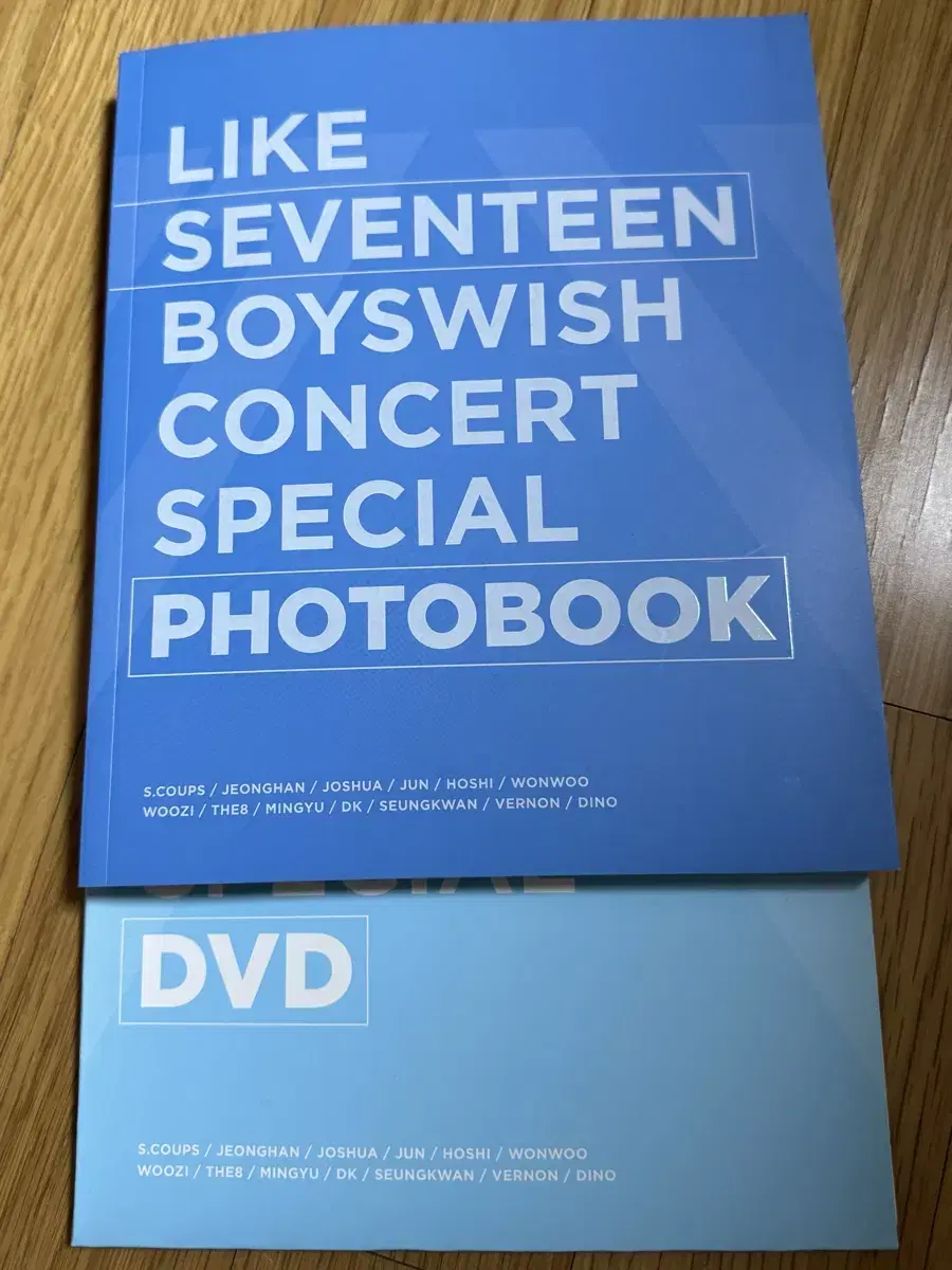 세븐틴 콘서트 팬미팅 디비디 포토북 DVD Photobook